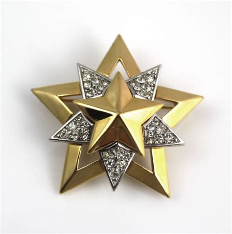 vintage givenchy star brooch|Jewelry .